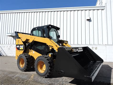 skid steer snow bucket sizes